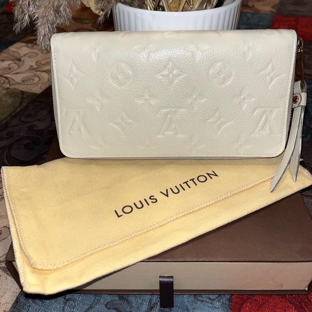 Louis Vuitton Monogram Empreinte Leather Long Zippy Wallet
